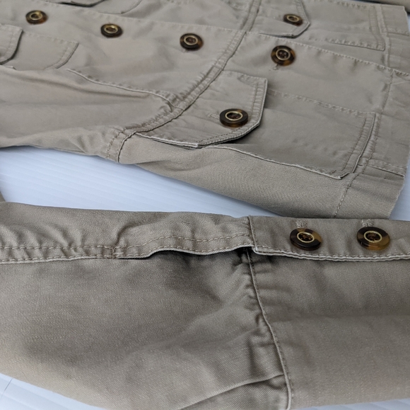 Banana Republic Khaki Bomber Jacket - Sz. Small - Picture 9 of 9